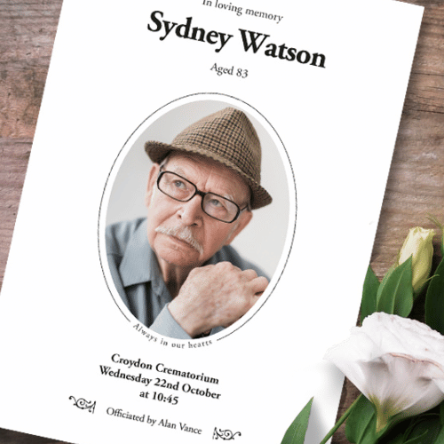 Funeral Order of Services Funeral Order of Services